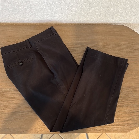 Banana Republic Women’s Pant Harrison Stretch Black Size 10 Straight Leg - Picture 1 of 10